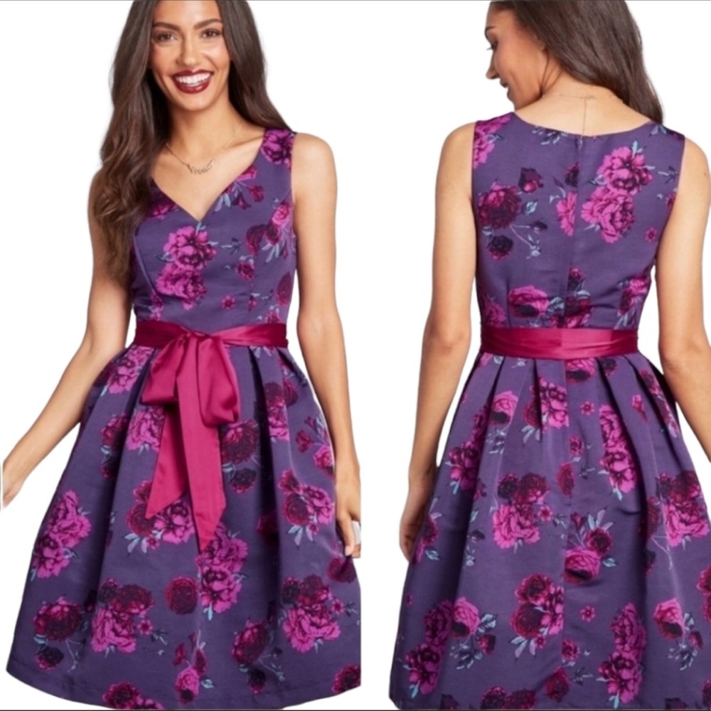 Adorable ModCloth Purple Dress!